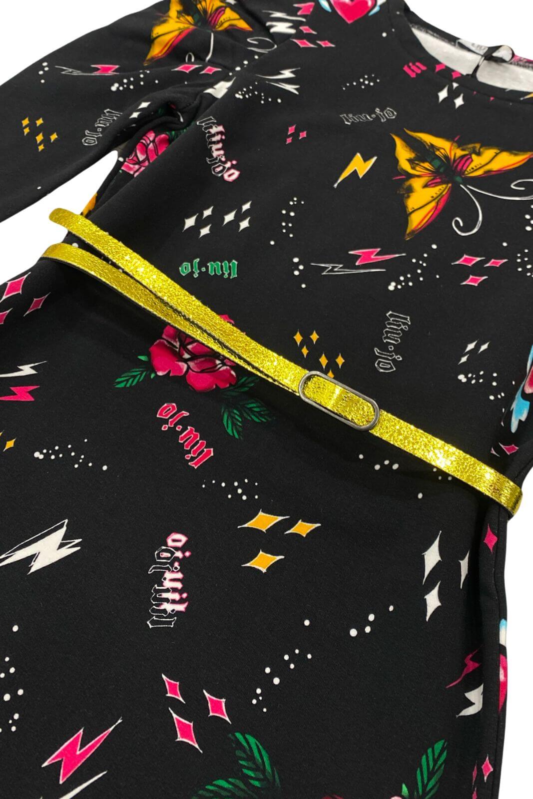 Liu Jo Girls' Dress in Fleece with Strap