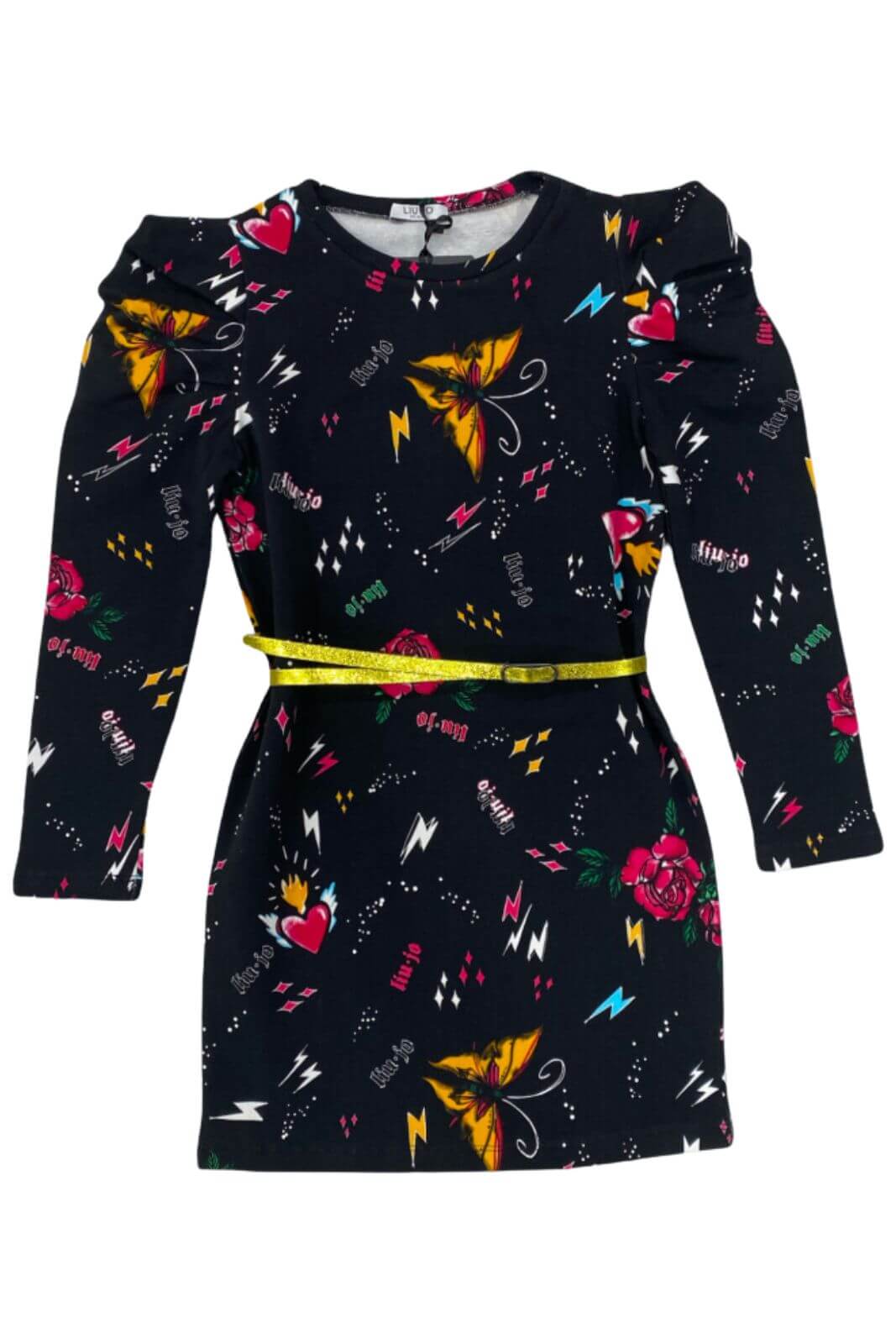 Liu Jo Girls' Dress in Fleece with Strap