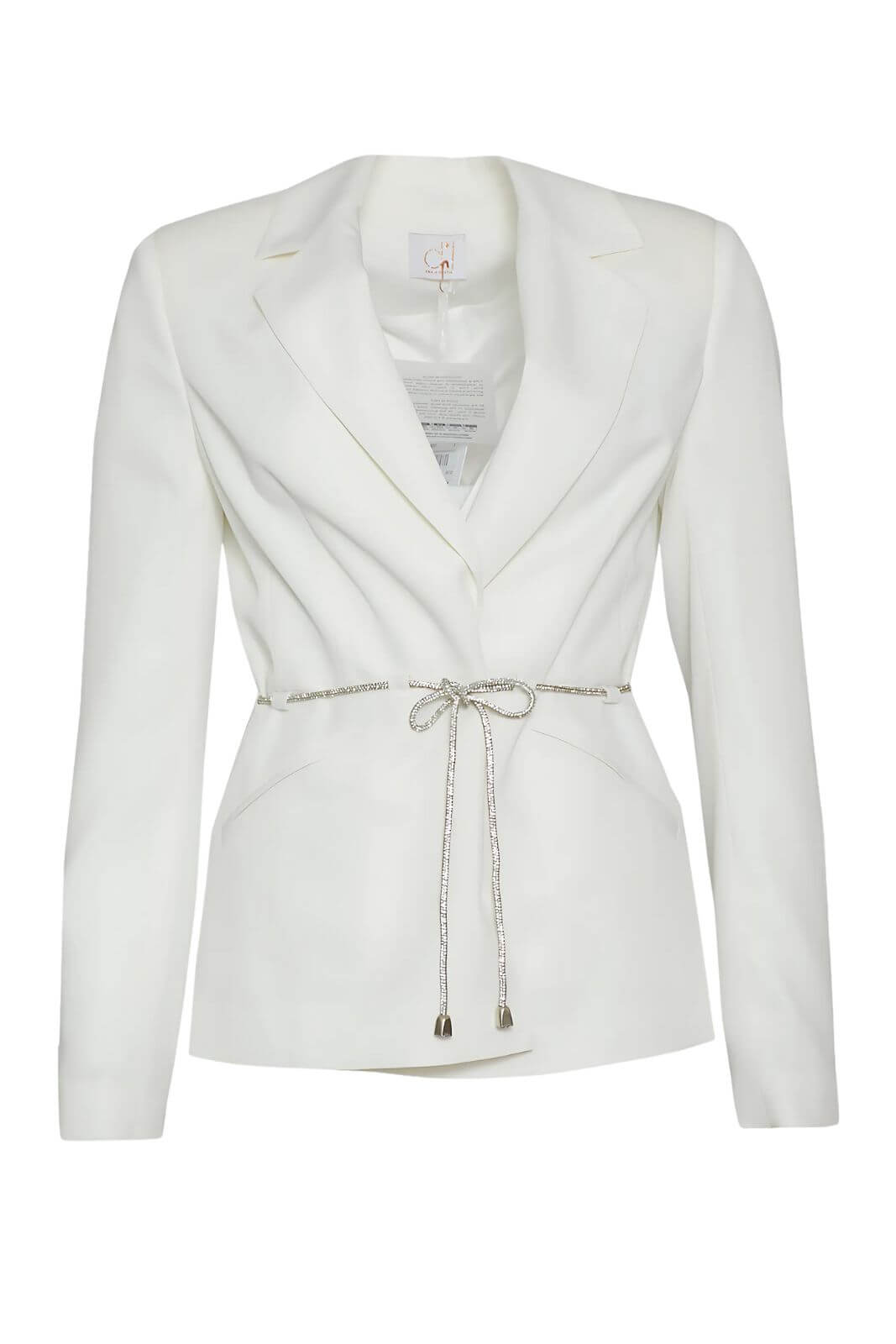 D'Elle women's jacket with rhinestones on the belt