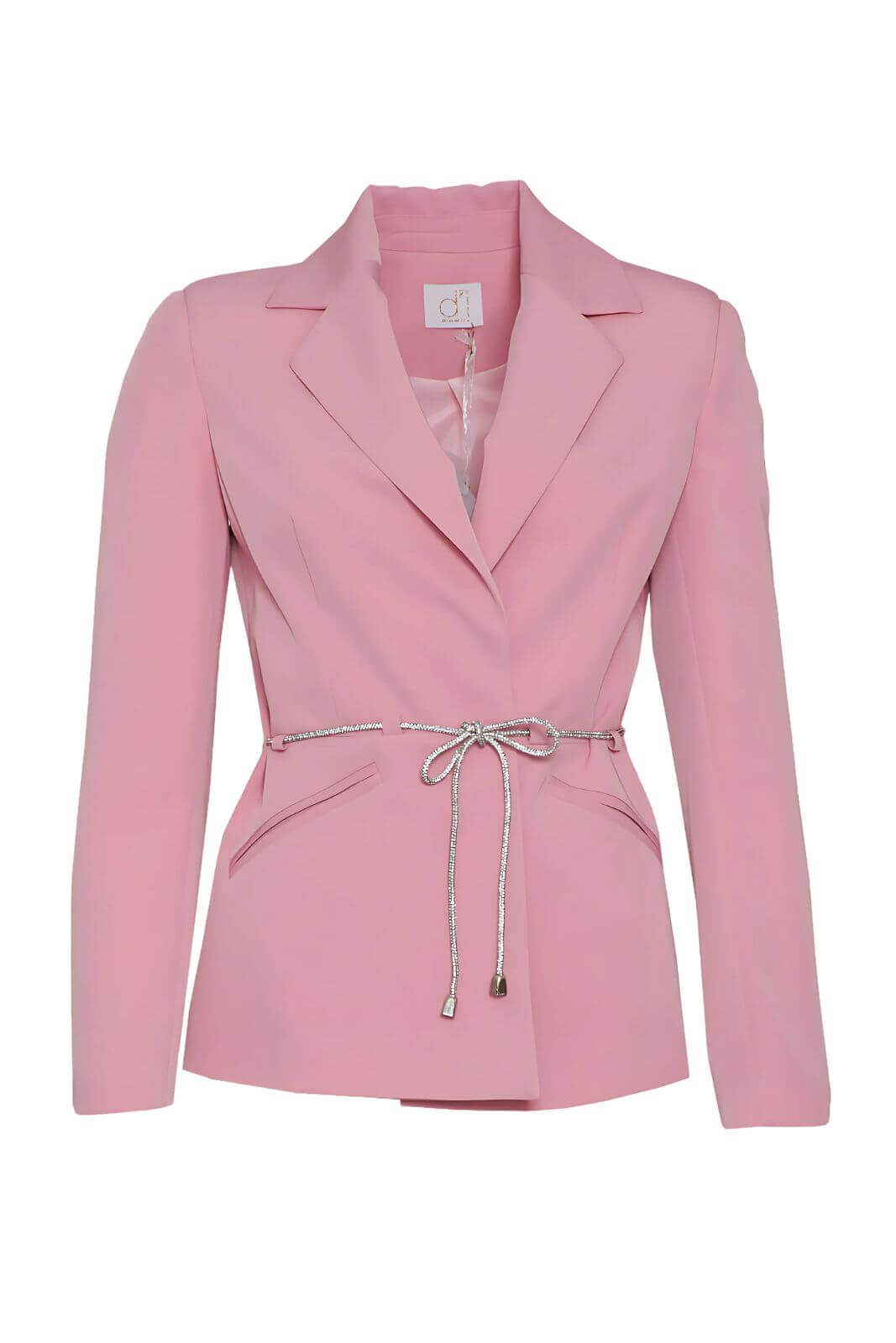 D'Elle women's jacket with rhinestones on the belt