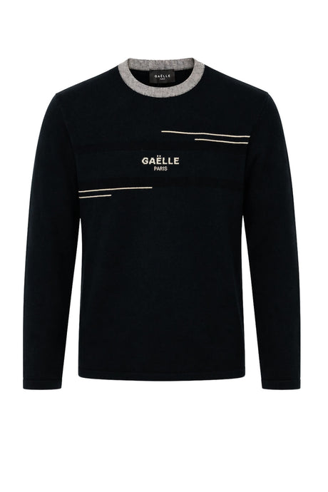 Maglia da uomo Gaelle a girocollo maniche lunghe con logo