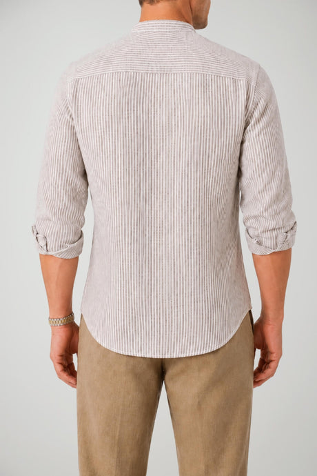 Gas Camicia Uomo in fantasia rigata
