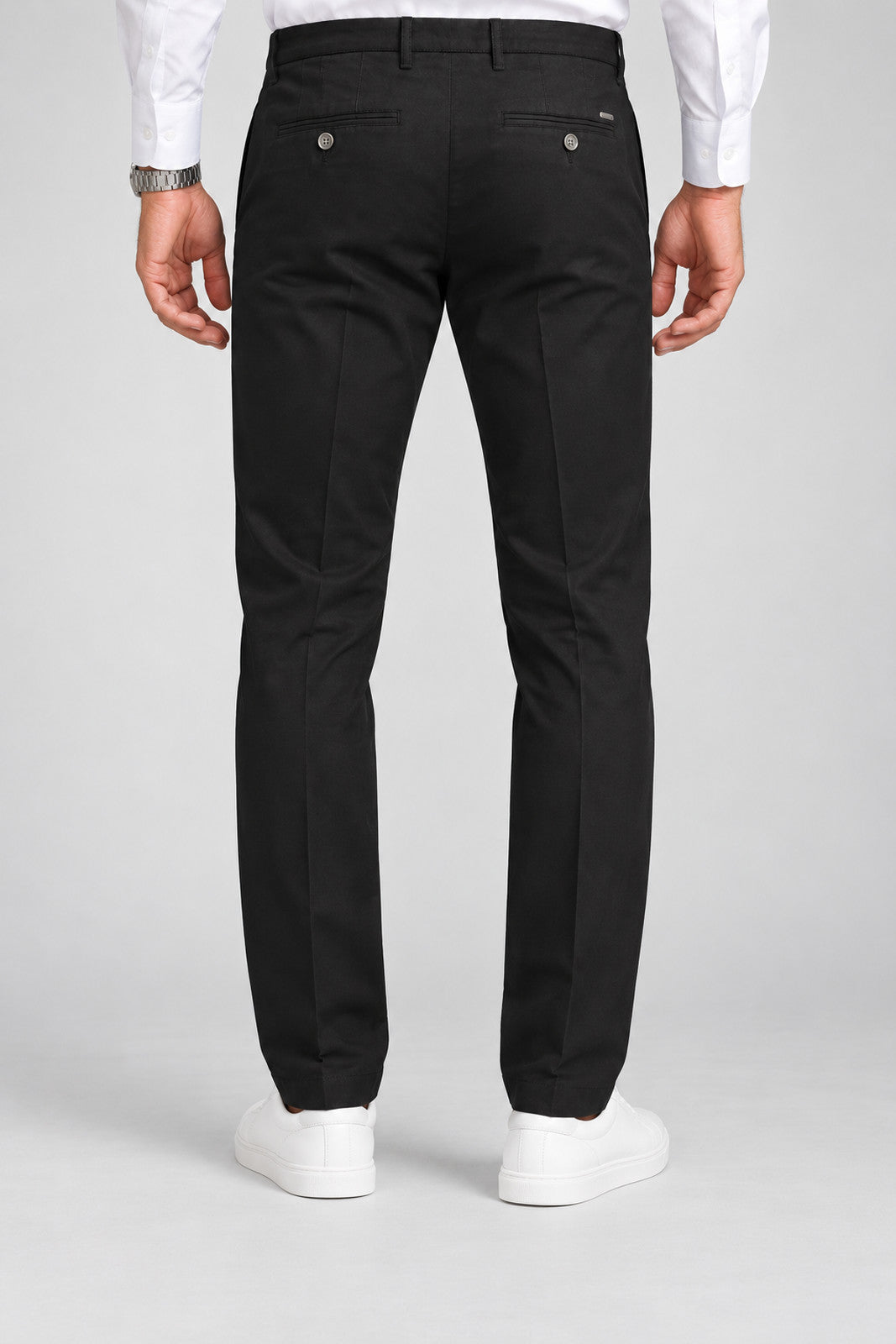 Gianni Lupo Pantaloni Uomo Chino in cotone stretch