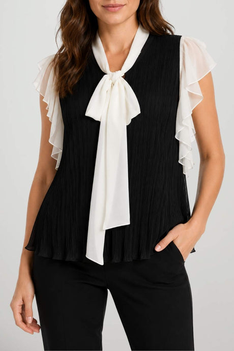 Gil Santucci Blusa Donna Plissé con Rouge