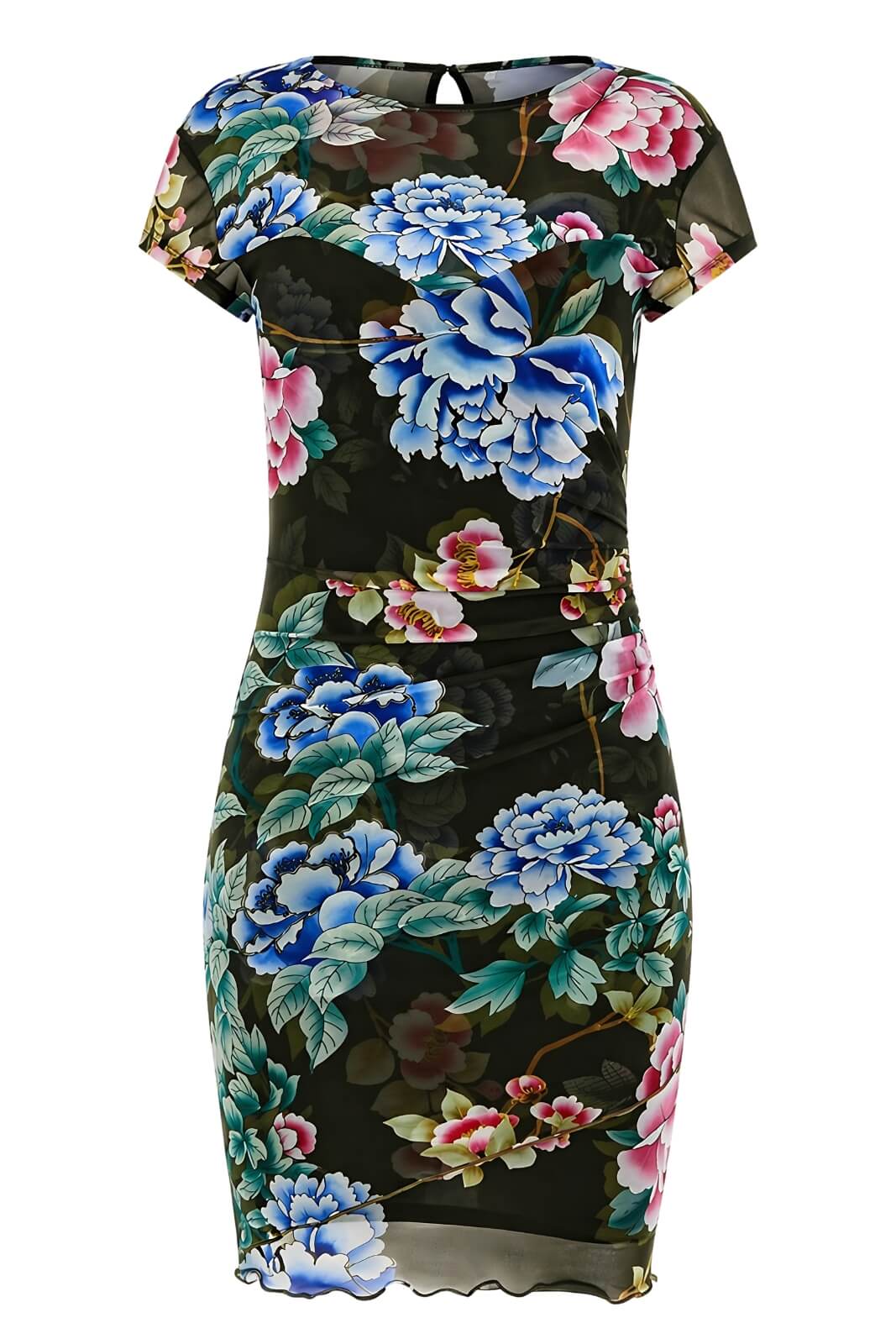 Guess Abito Donna corto tulle stampa floreale