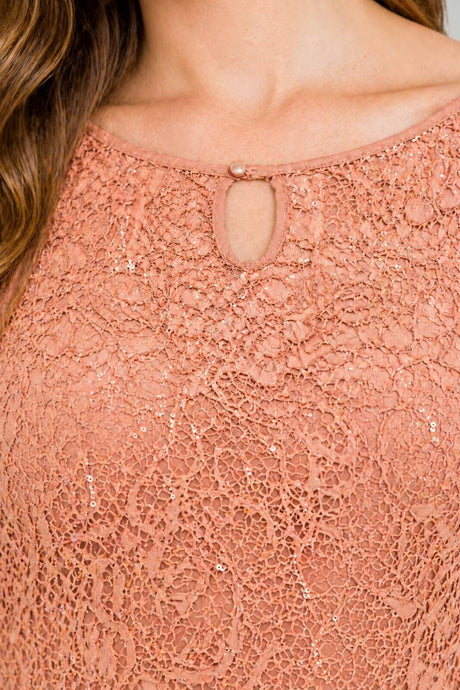 Guess Abito Donna in pizzo con paillettes
