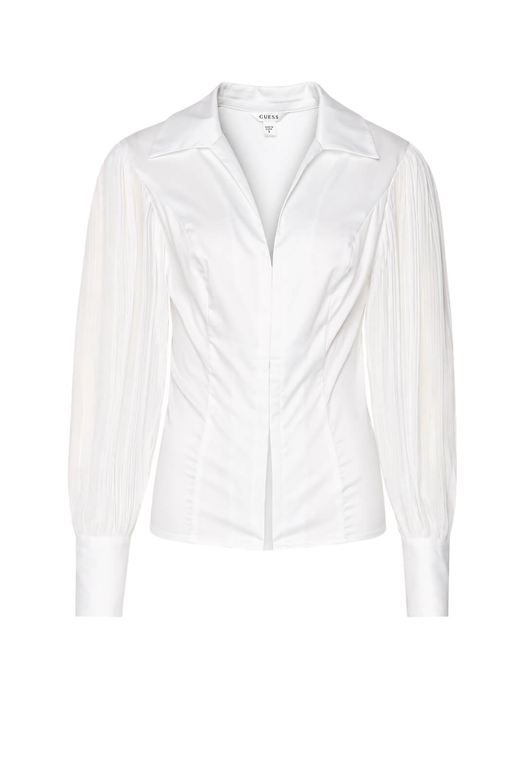 Guess Camicia Donna con maniche plissè