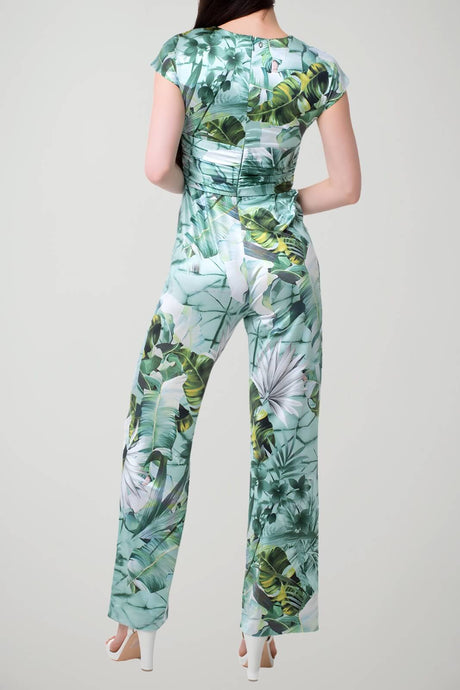 Guess Jumpsuit Donna floreale con fascia in vita