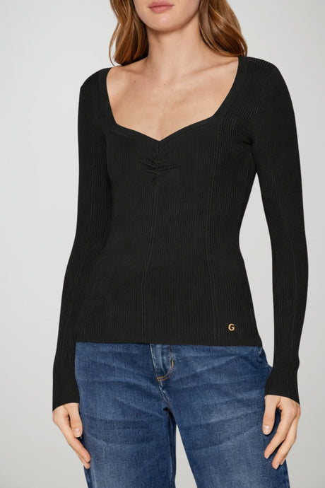 Guess Maglia Donna a costine