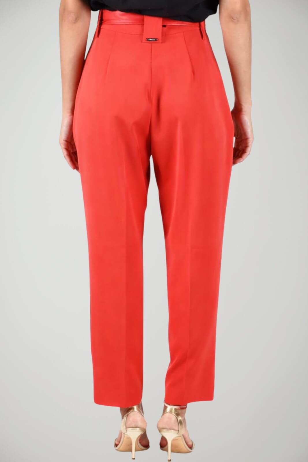 Guess Pantaloni Donna con cintura in ecopelle