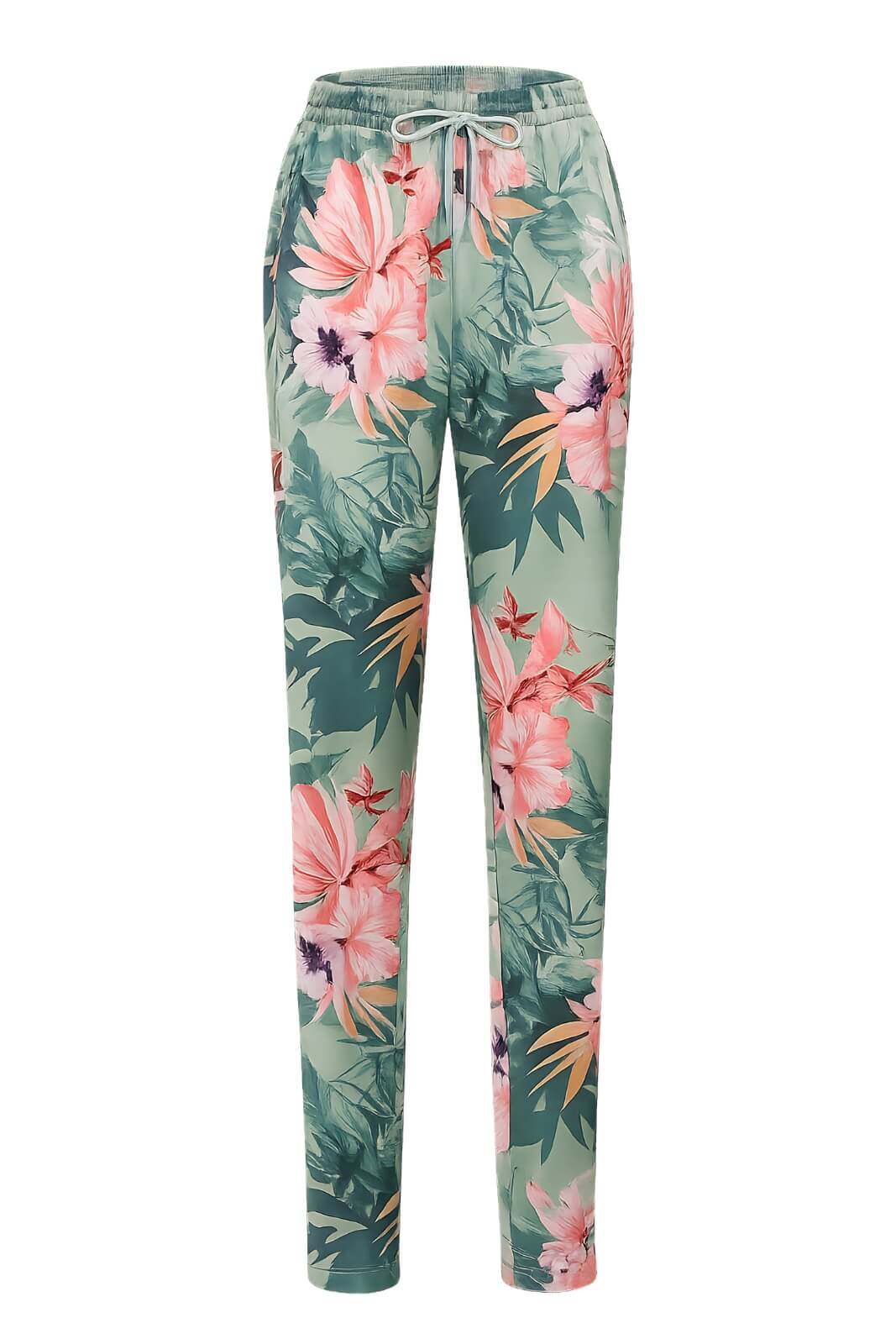 Guess Pantaloni Donna jogger a stampa tropicale