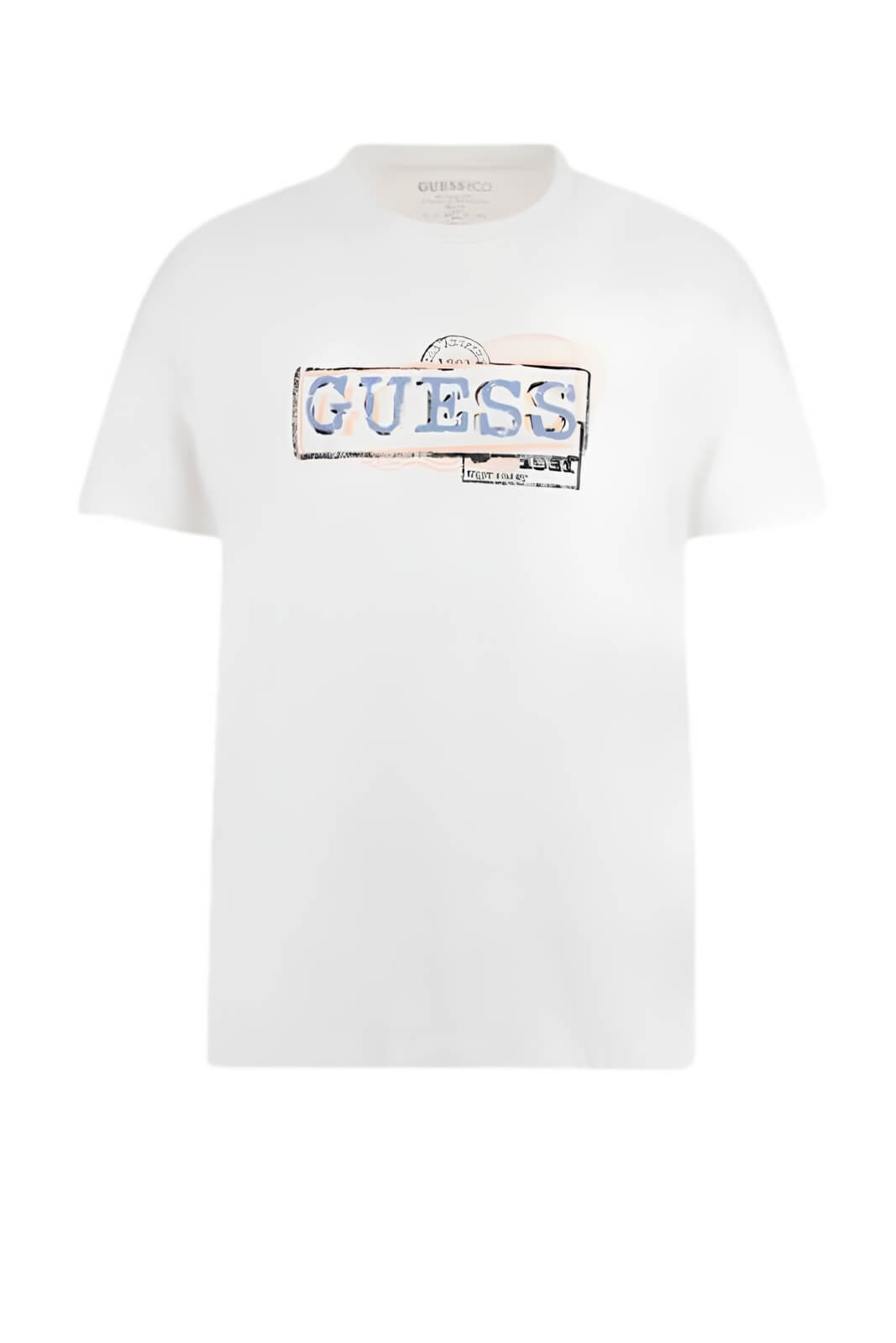 Guess T-shirt Uomo con logo centrale
