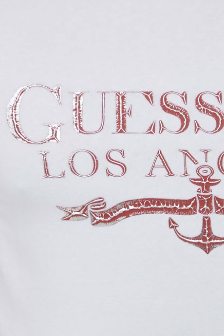 Guess T-shirt Uomo con stampa in rilievo