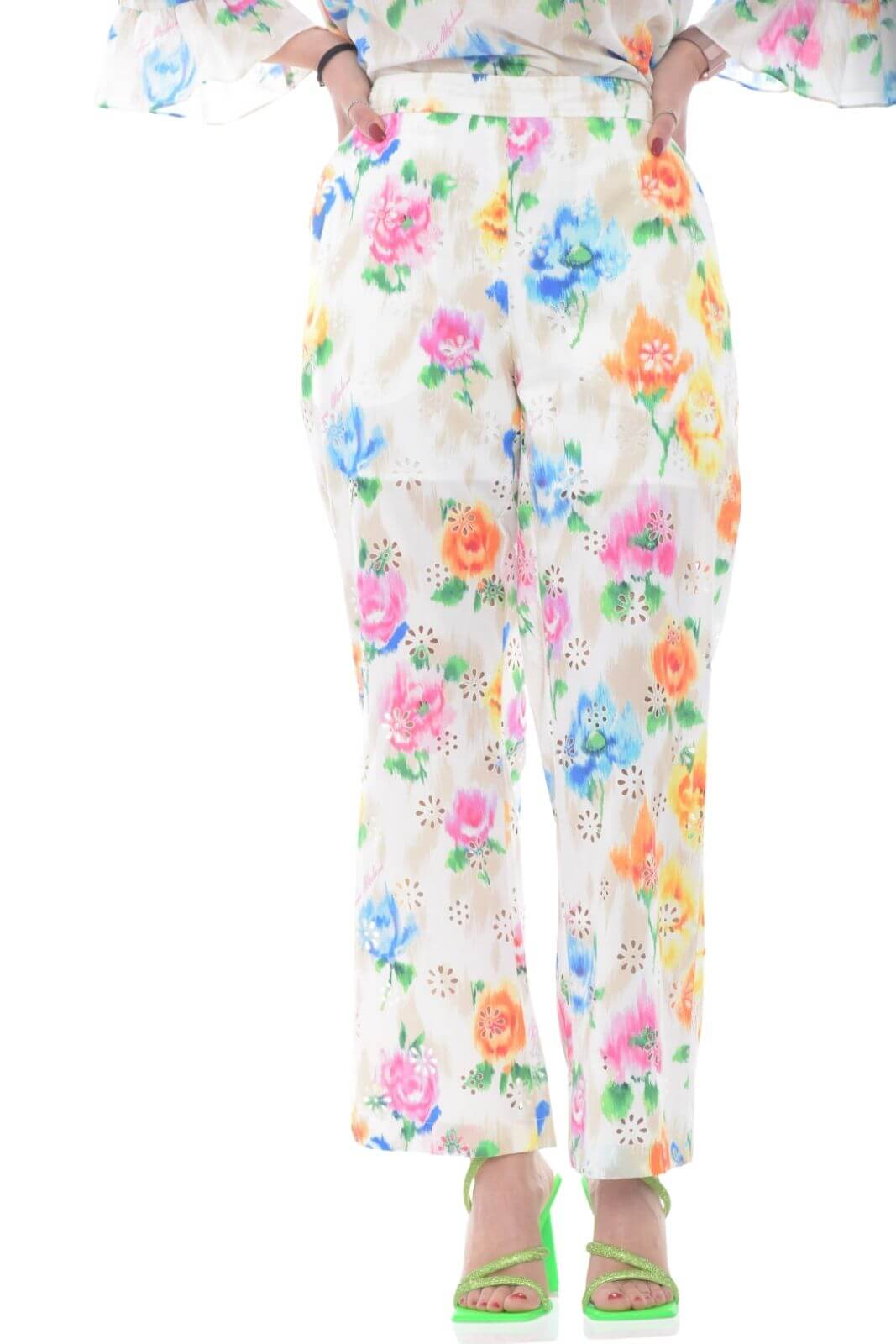 Moschino Boutique Pantalone Donna floreale