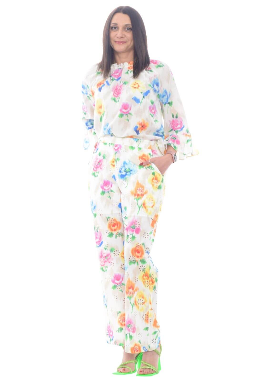 Moschino Boutique Pantalone Donna floreale