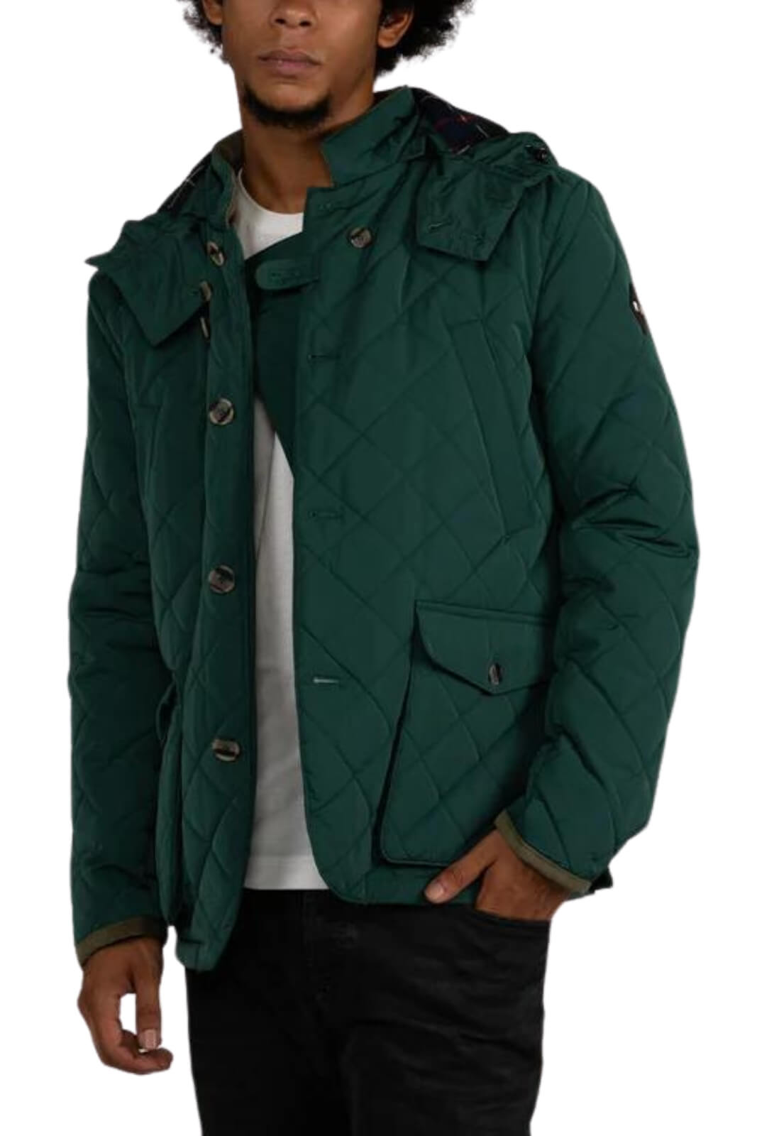 Husky Piumino Uomo con cappuccio