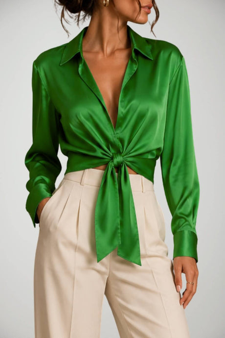 Camicia da donna Hanita con nodo