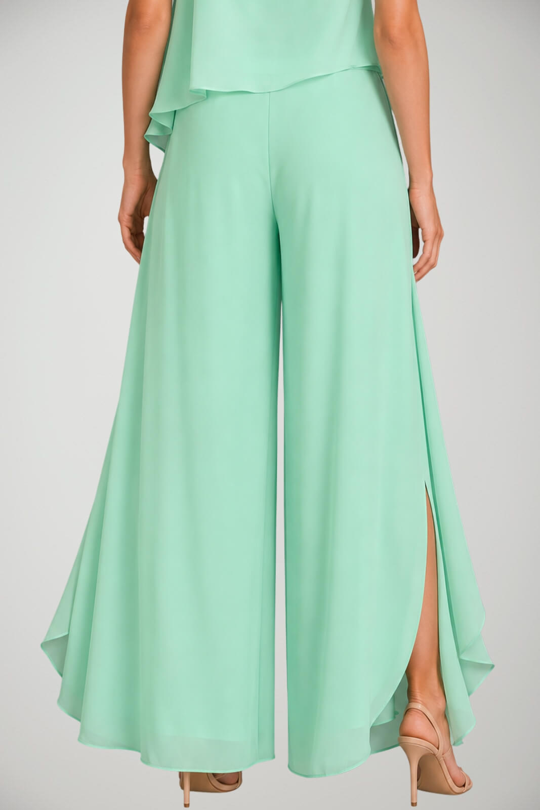 Pantaloni da donna Hanita fluido con spacchi