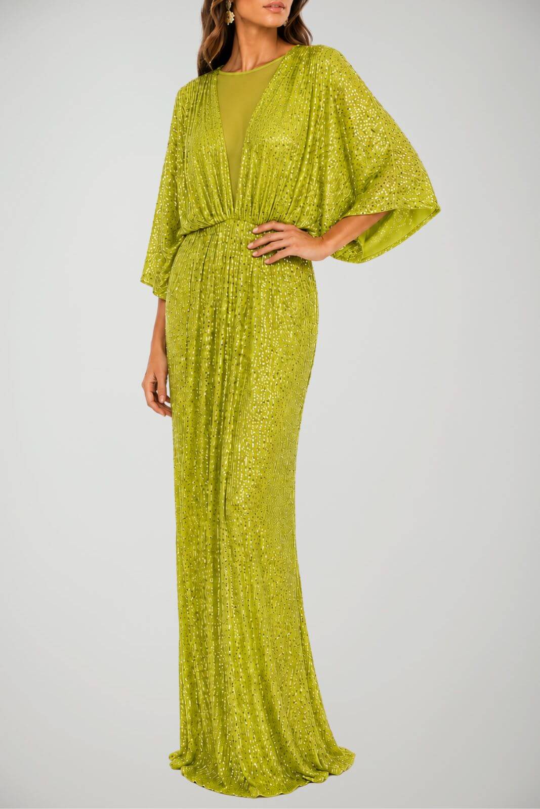 Hanny Deep Abito Donna lungo con paillettes