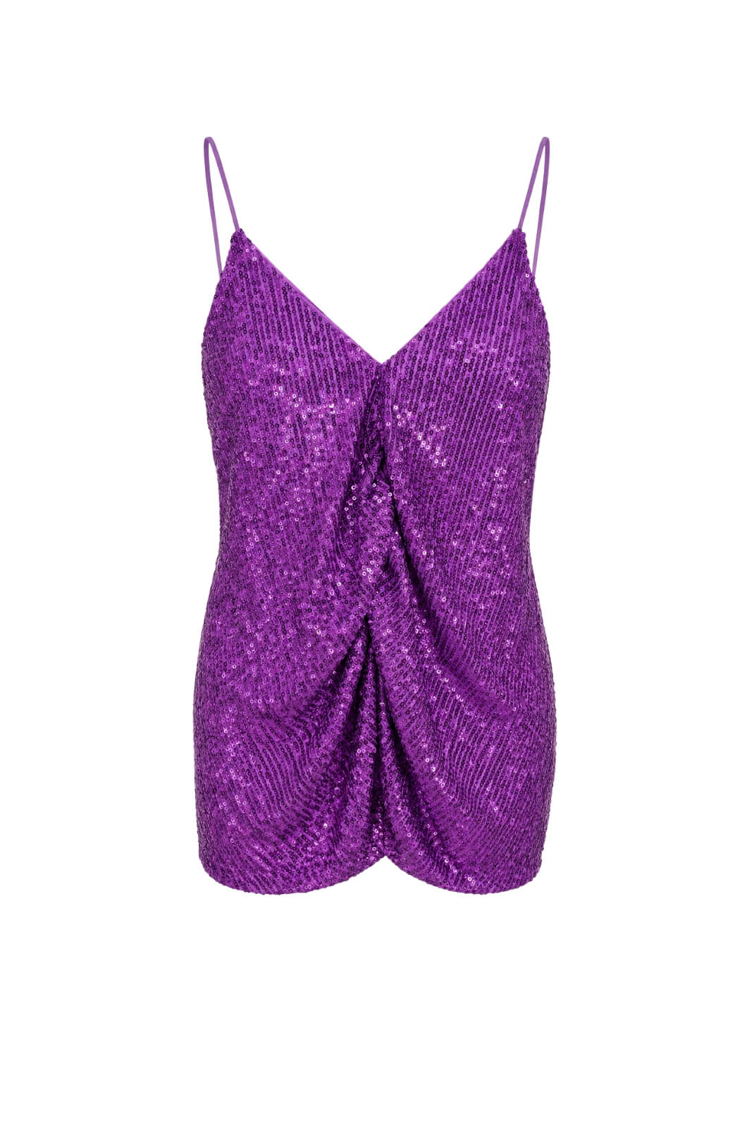 Hanny Deep Top Donna con Paillettes