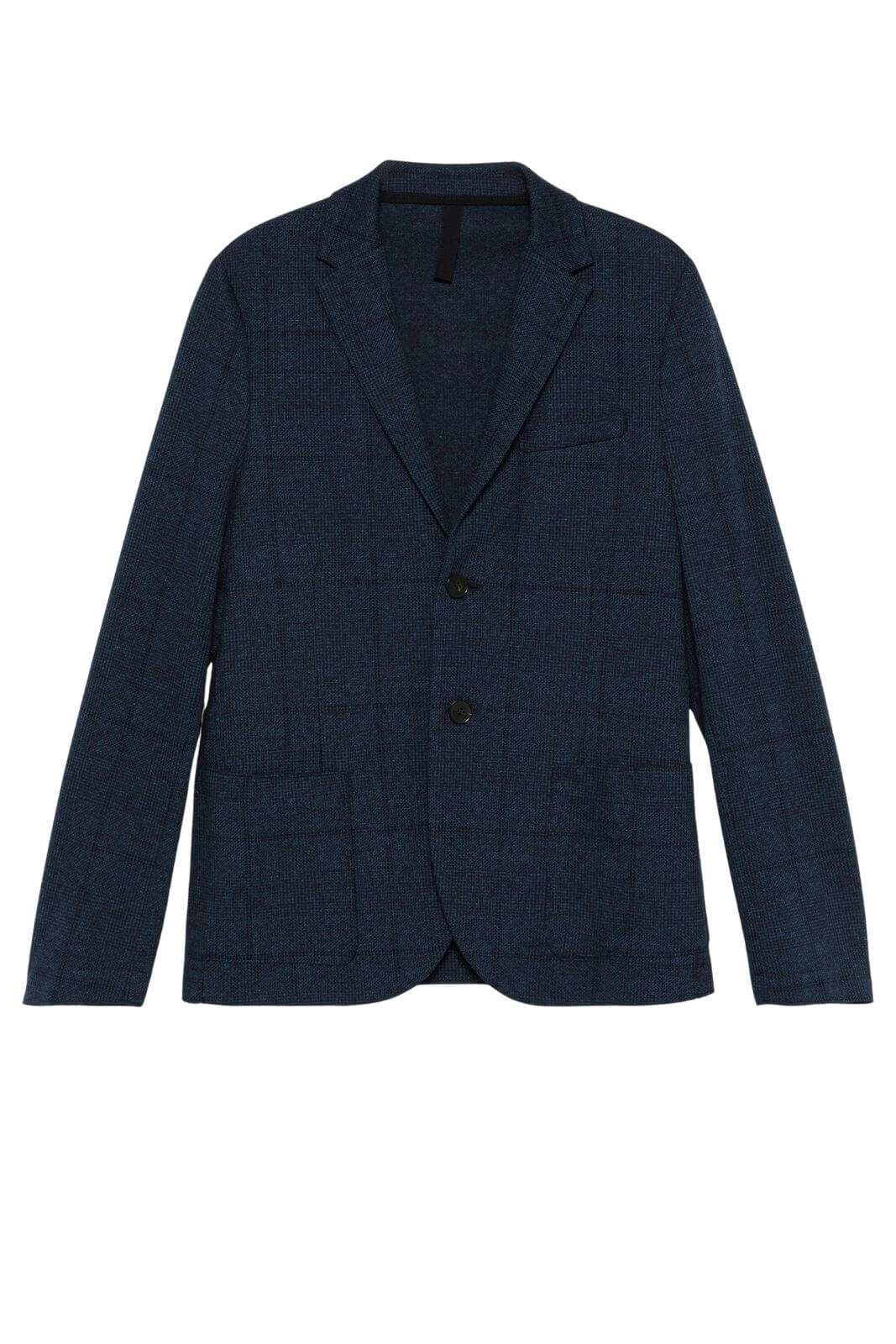 Giacca Harris Wharf London uomo monopetto Principe di Galles fronte