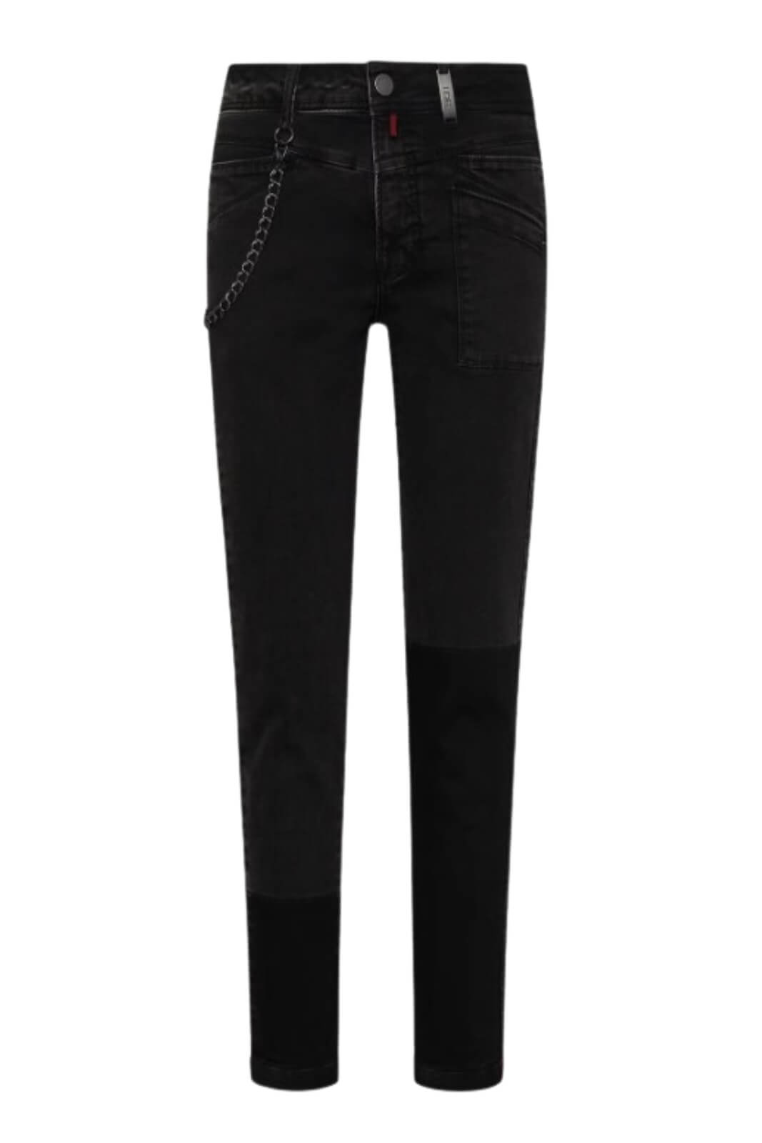 Jeans donna High Everyday Couture con catena fronte