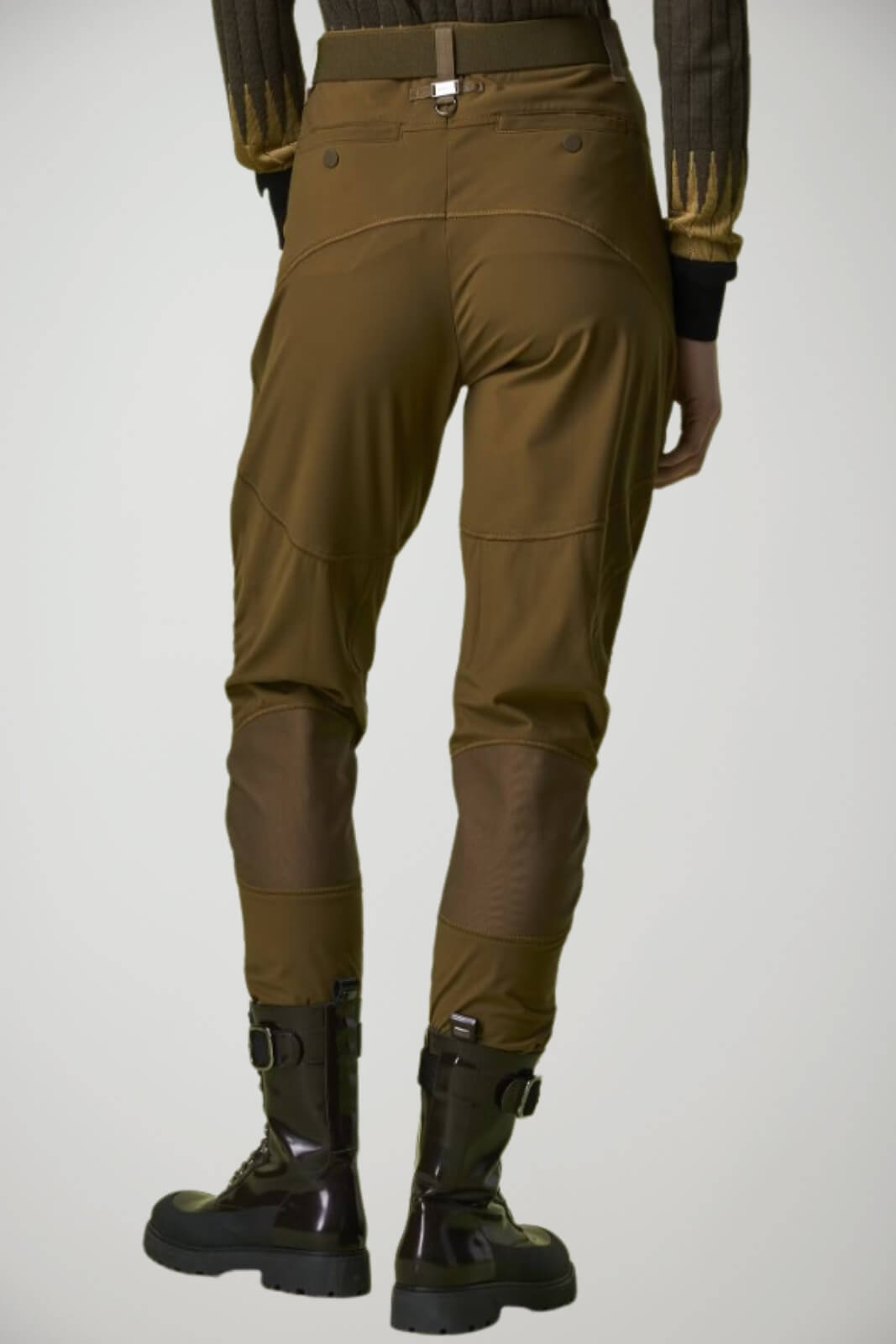 Pantaloni donna High Everyday Couture in jersey con cintura retro