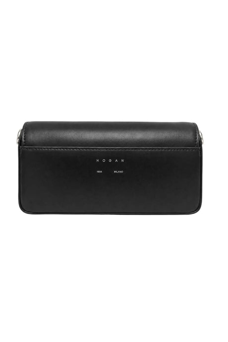 Hogan Borsa Donna H01Y in pelle con logo turn lock