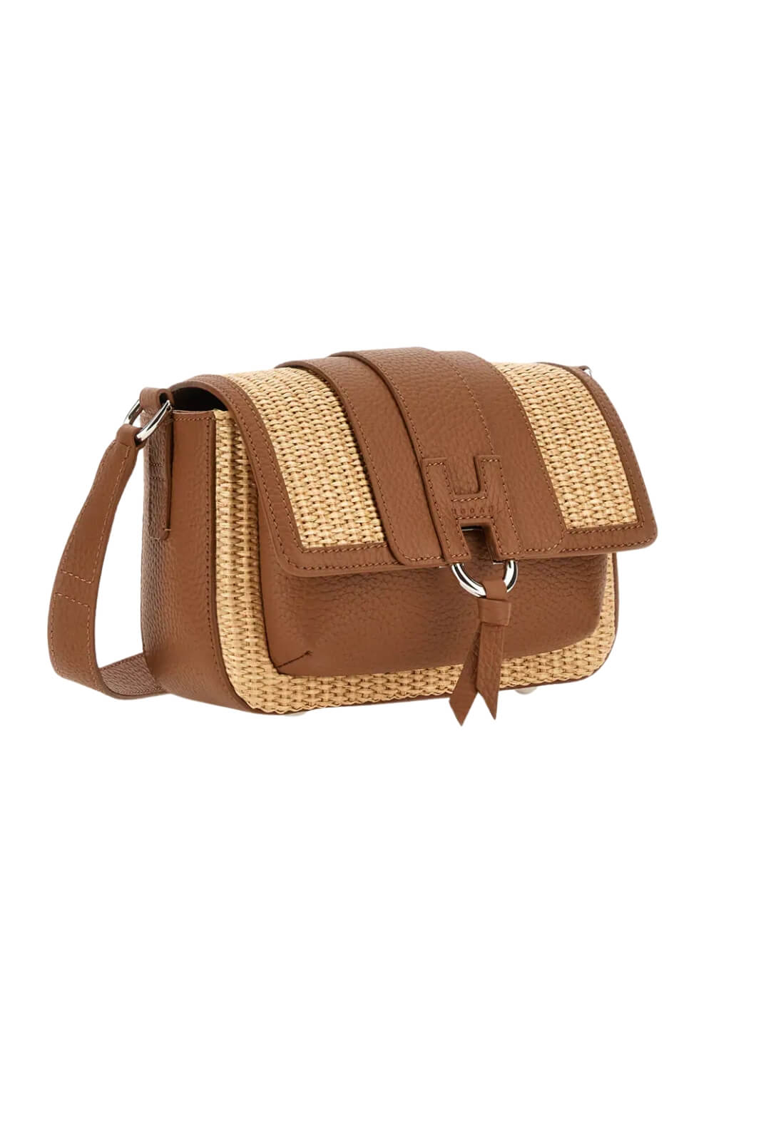 Borsetta da donna Hogan in pelle e rafia