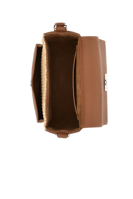 Borsetta da donna Hogan in pelle e rafia