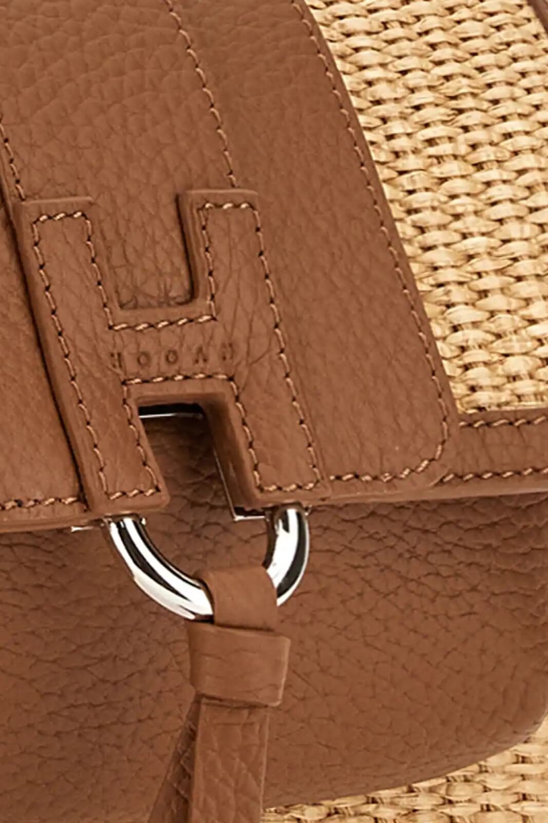 Borsetta da donna Hogan in pelle e rafia