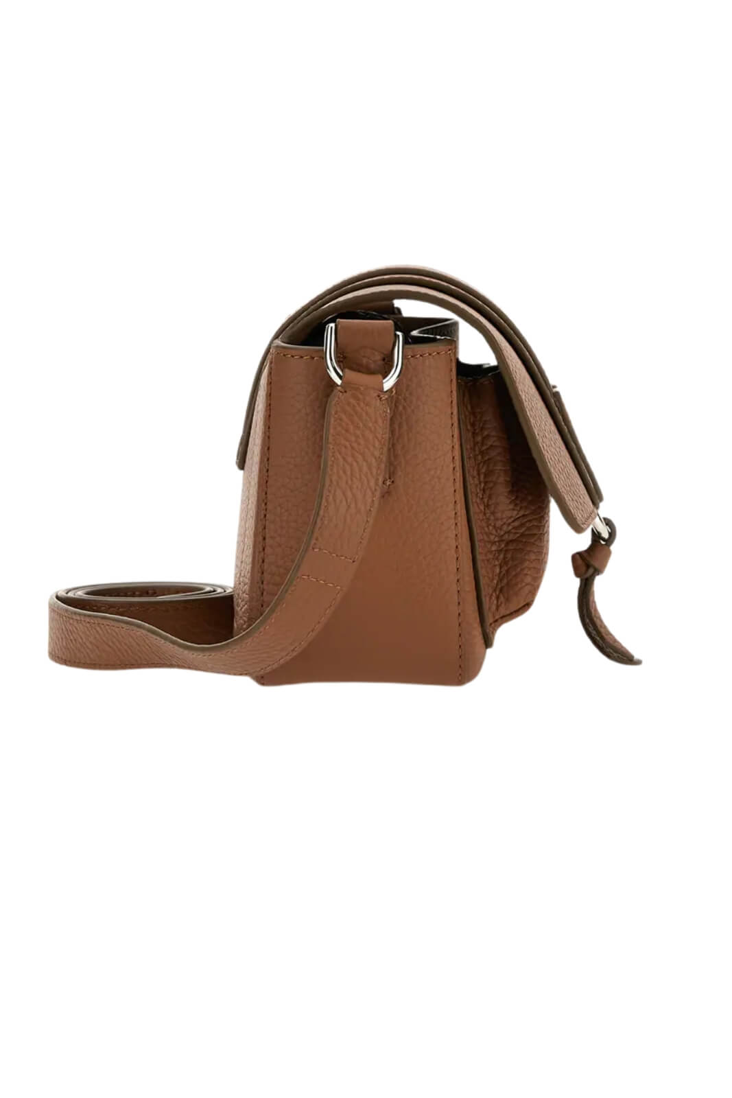 Borsetta da donna Hogan in pelle martellata con flap e manici regolabili