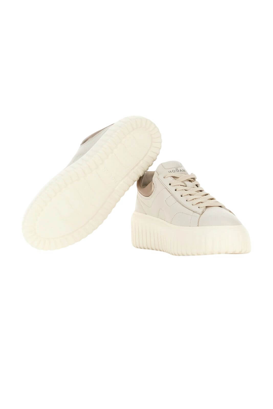 Zapatillas deportivas Hogan para mujer H STRIPES Marfil