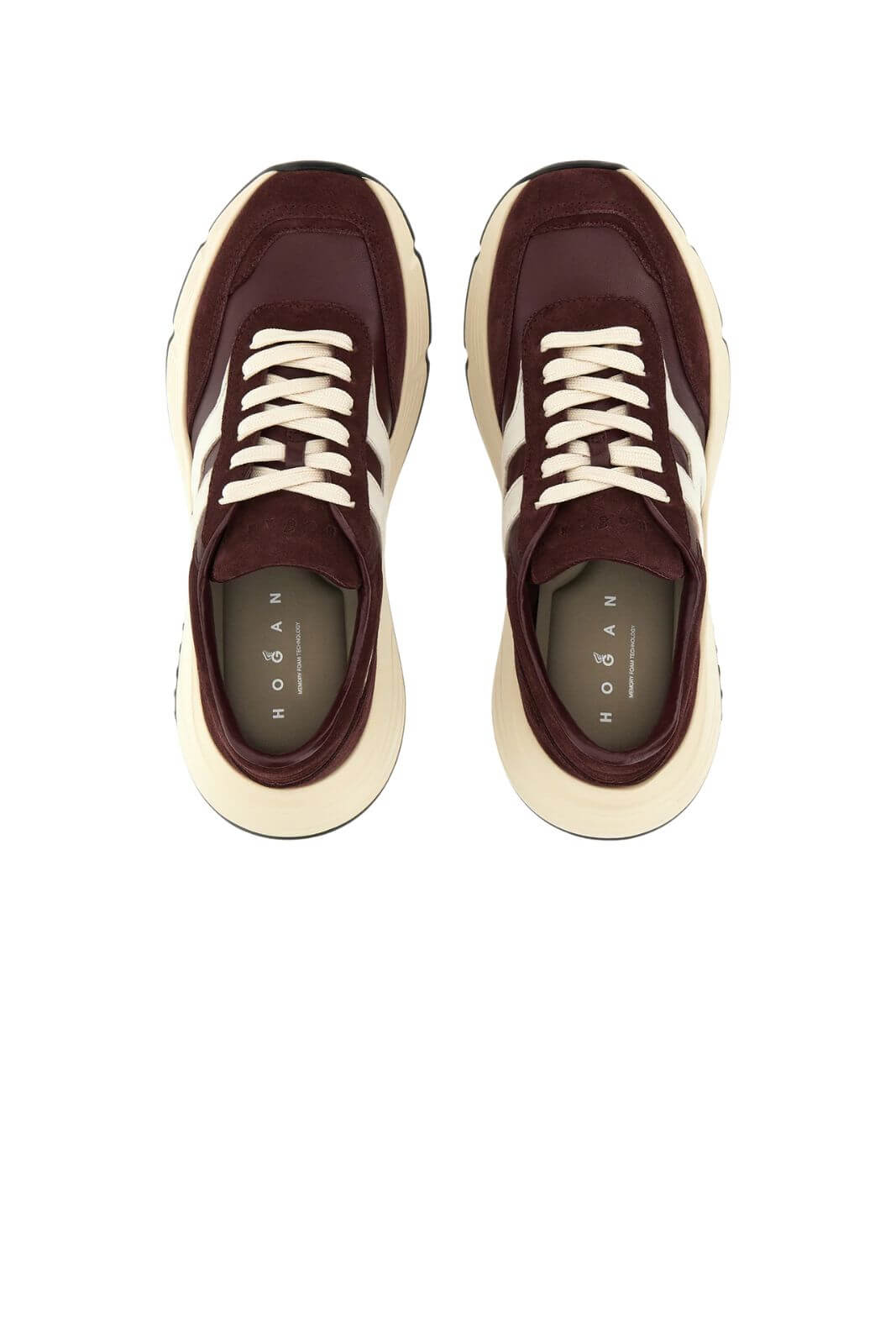 Hogan burgundy HI FI women's sneakers