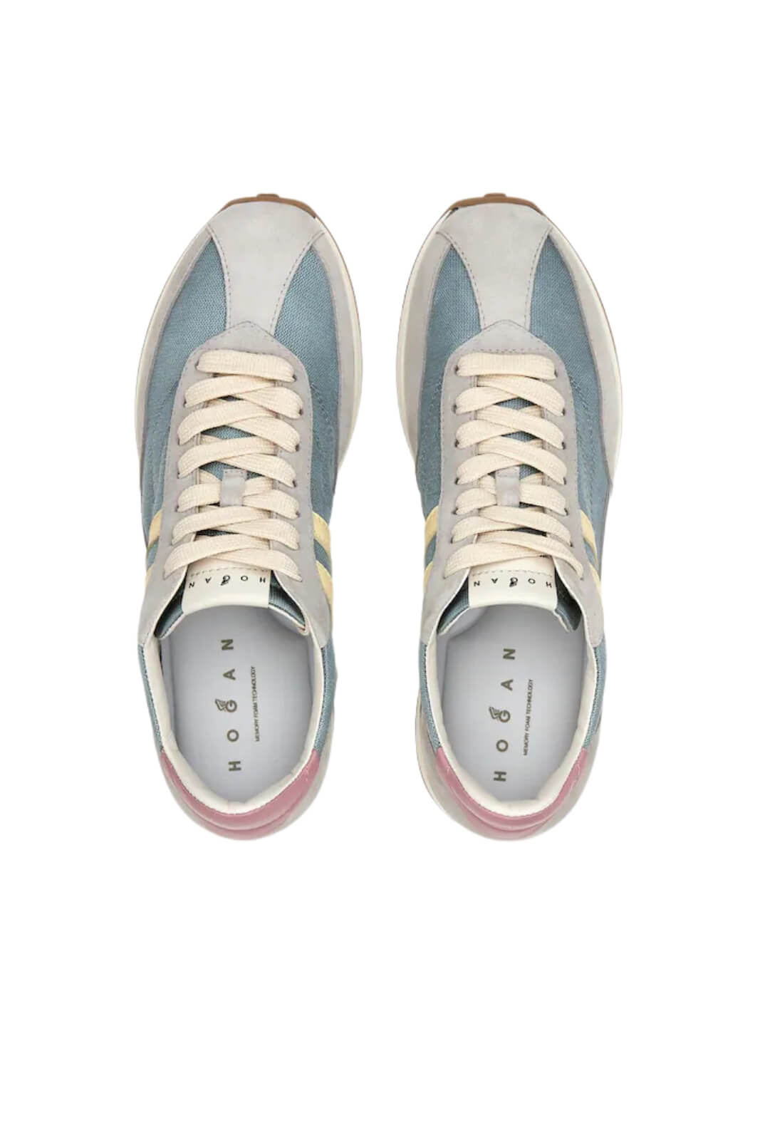 Hogan Sneakers Donna H699 in suede e tessuto tecnico