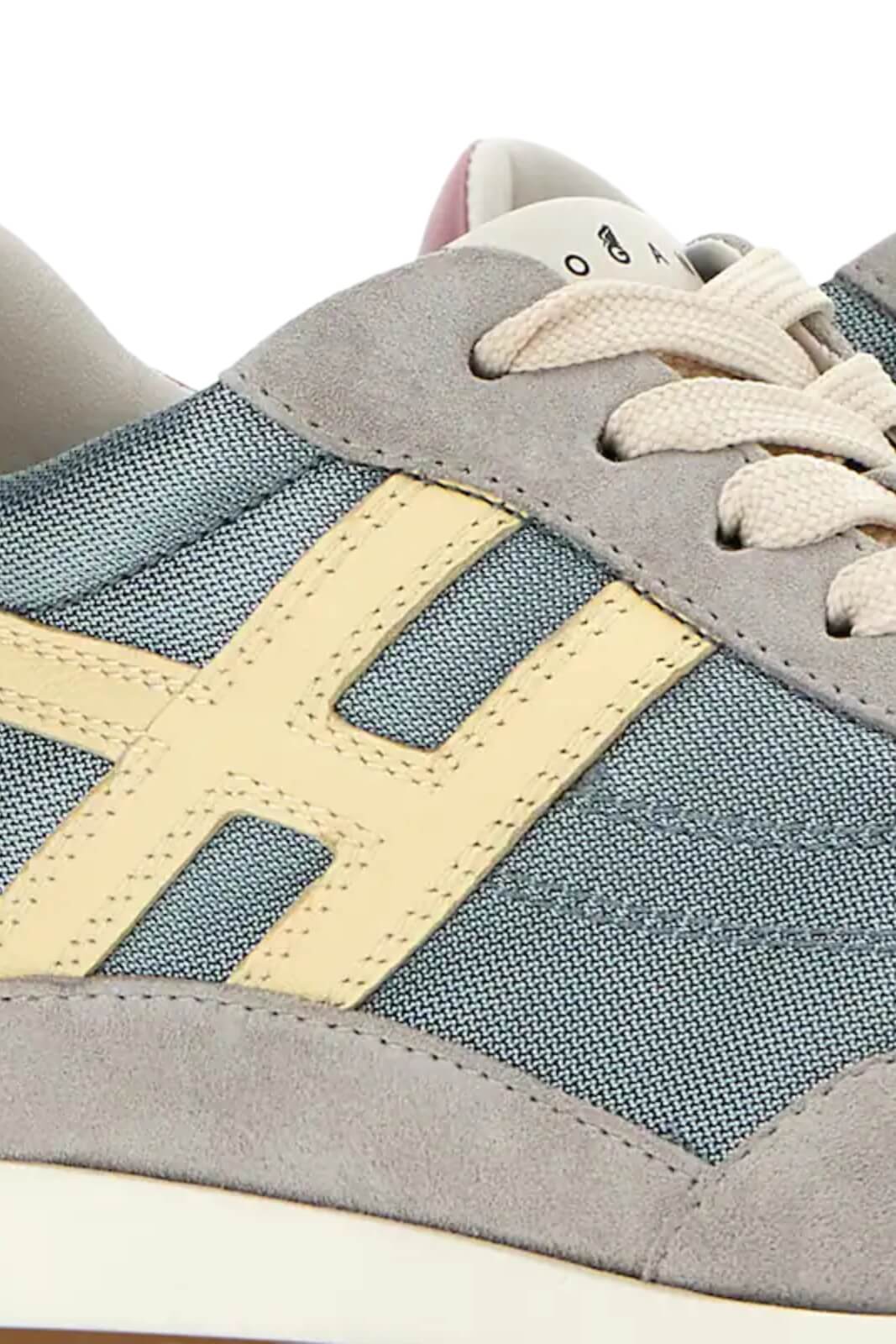 Hogan Sneakers Donna H699 in suede e tessuto tecnico