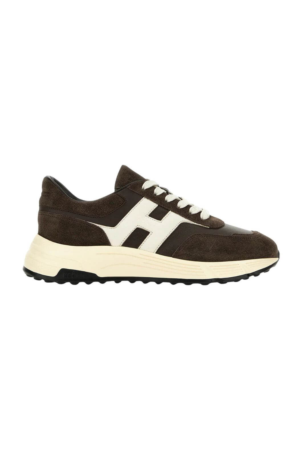 Hogan sneakers uomo HYPERLIGHT Scamosciate marrone