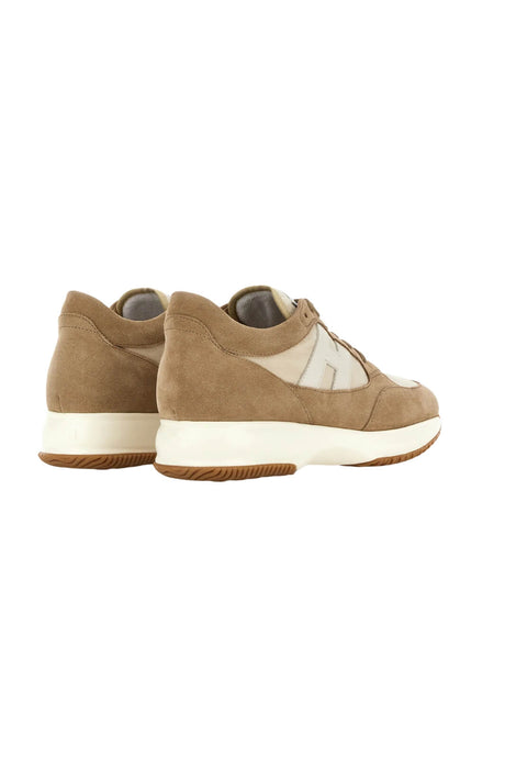 Sneakers da uomo Hogan modello alta con inserti in camoscio