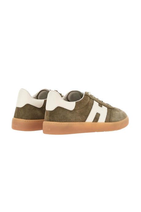 Sneakers da uomo Hogan modello Cool in camoscio con logo laterale dentellato