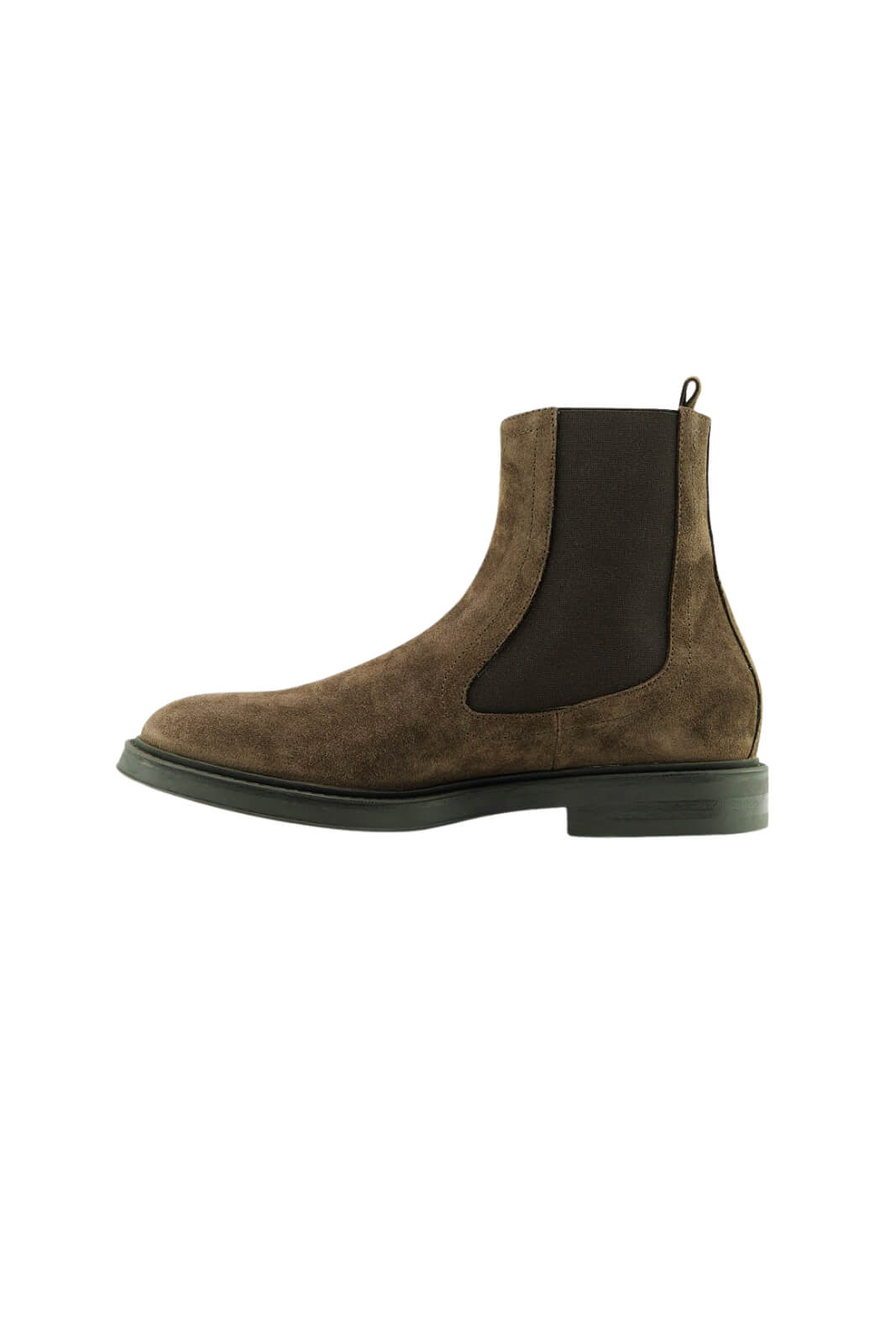 Stivaletti da uomo in pelle con inserto elastico lato 2