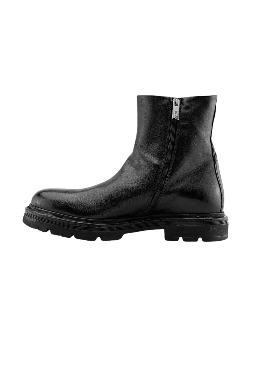 Chelsea da uomo Hundred in pelle con zip lato 2