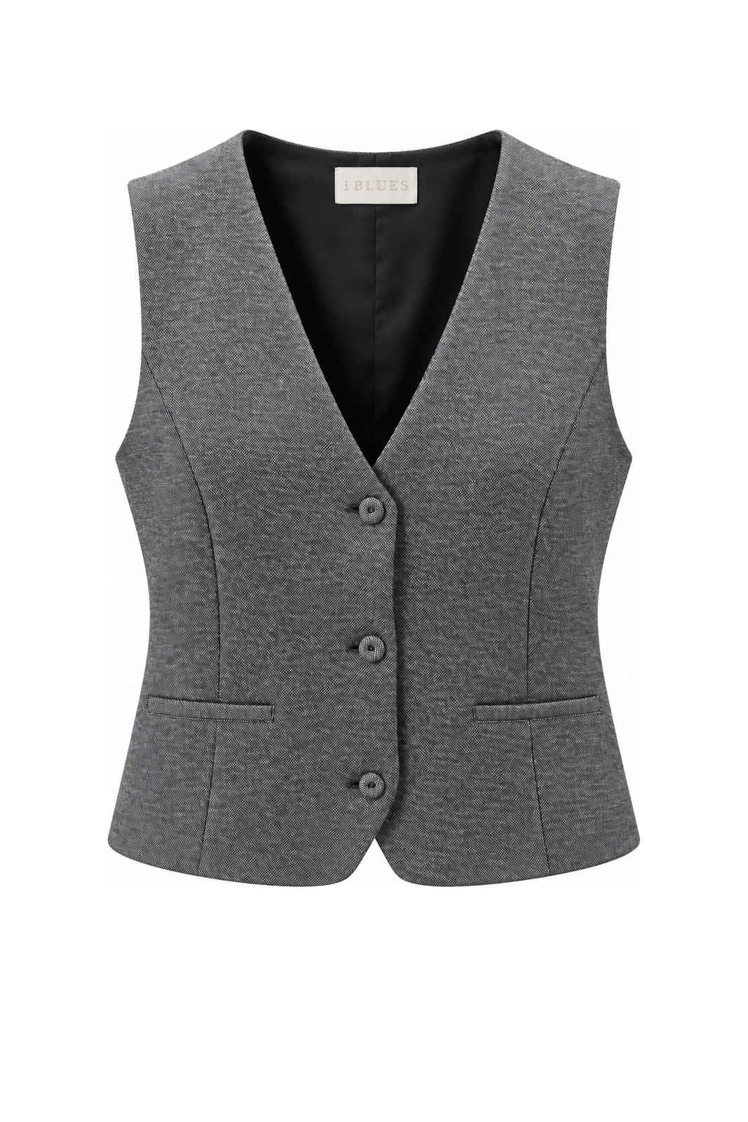 i Blues gilet sans manches femme en jersey à micro-motif