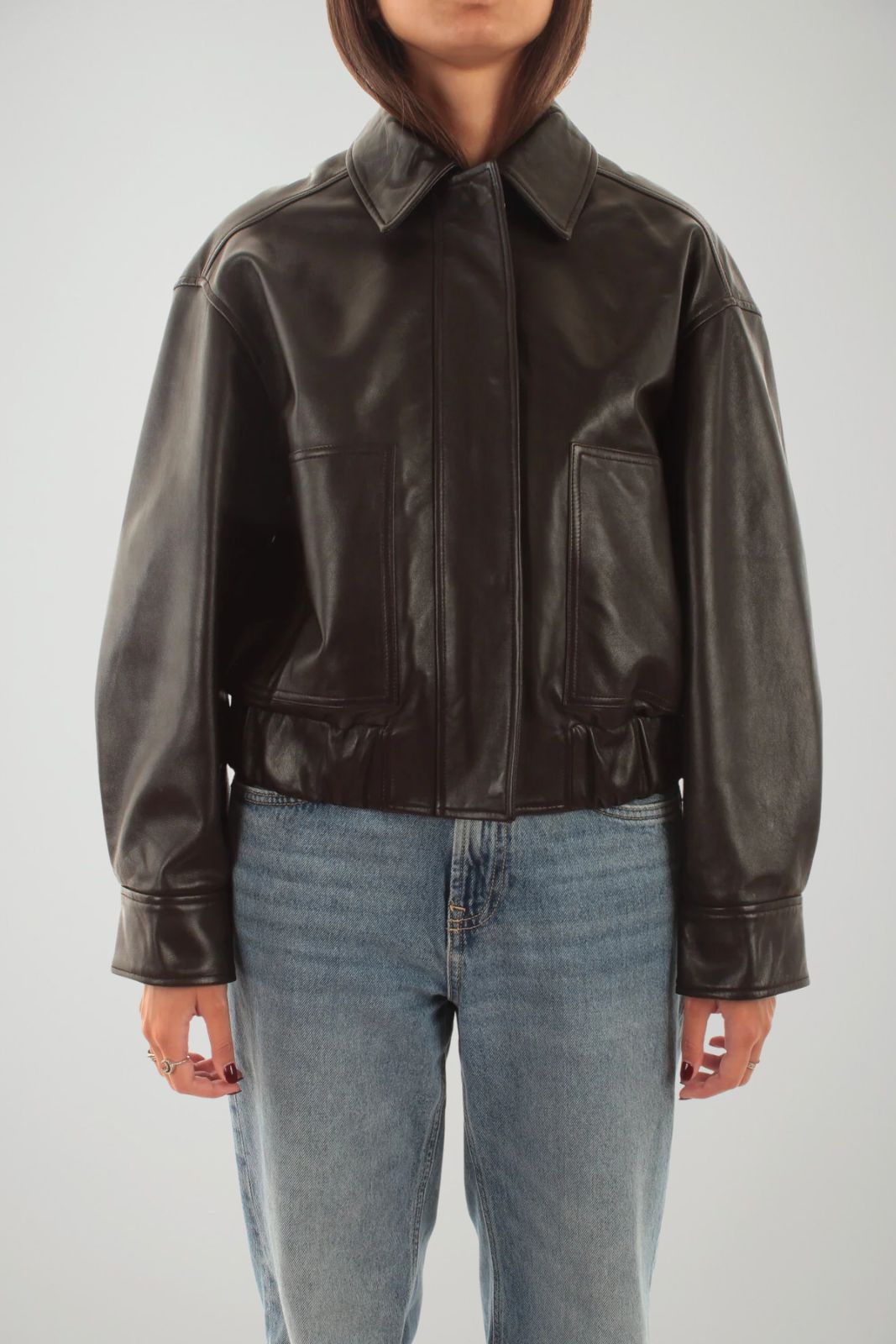 i Blues Bomber Donna in pelle