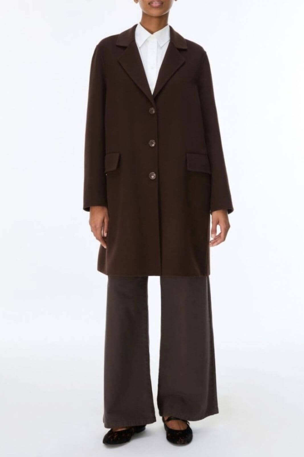 i Blues Cappotto Donna monopetto in misto lana