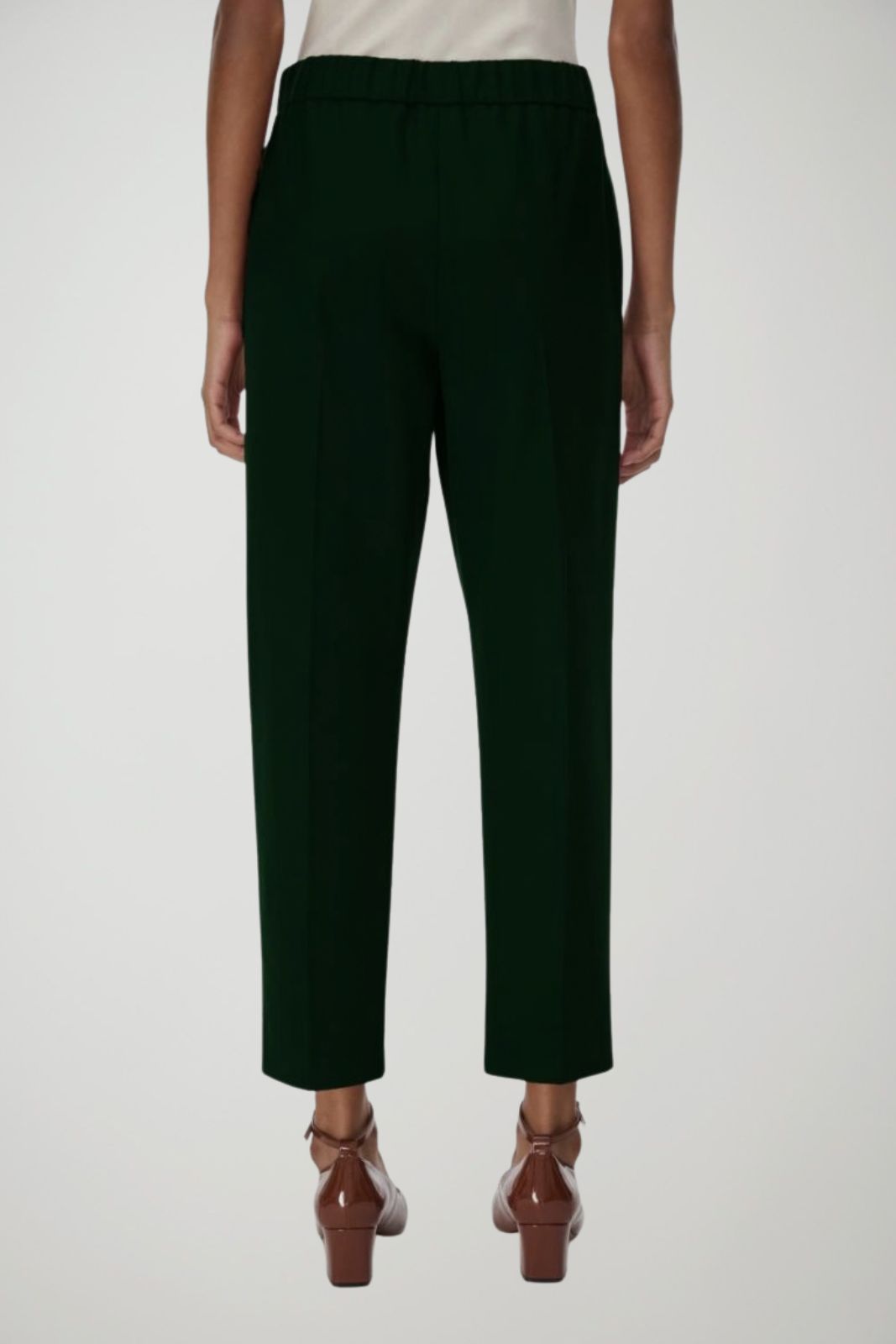 i Blues Pantaloni Donna in tessuto stretch / Verde