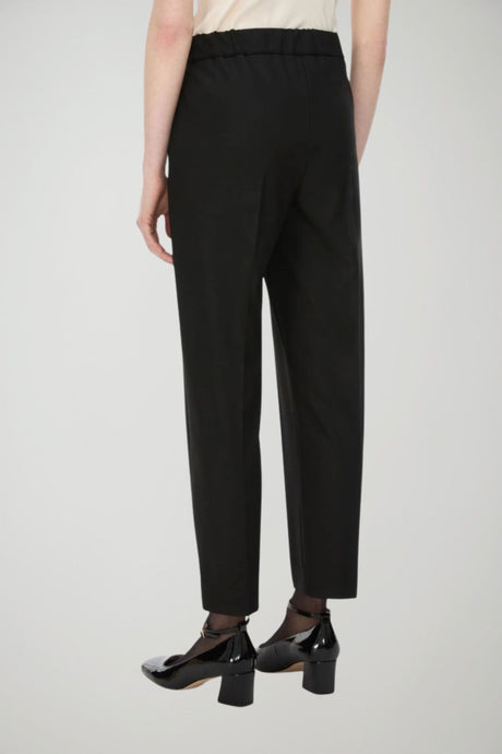 i Blues Pantaloni Donna in tessuto stretch / Nero