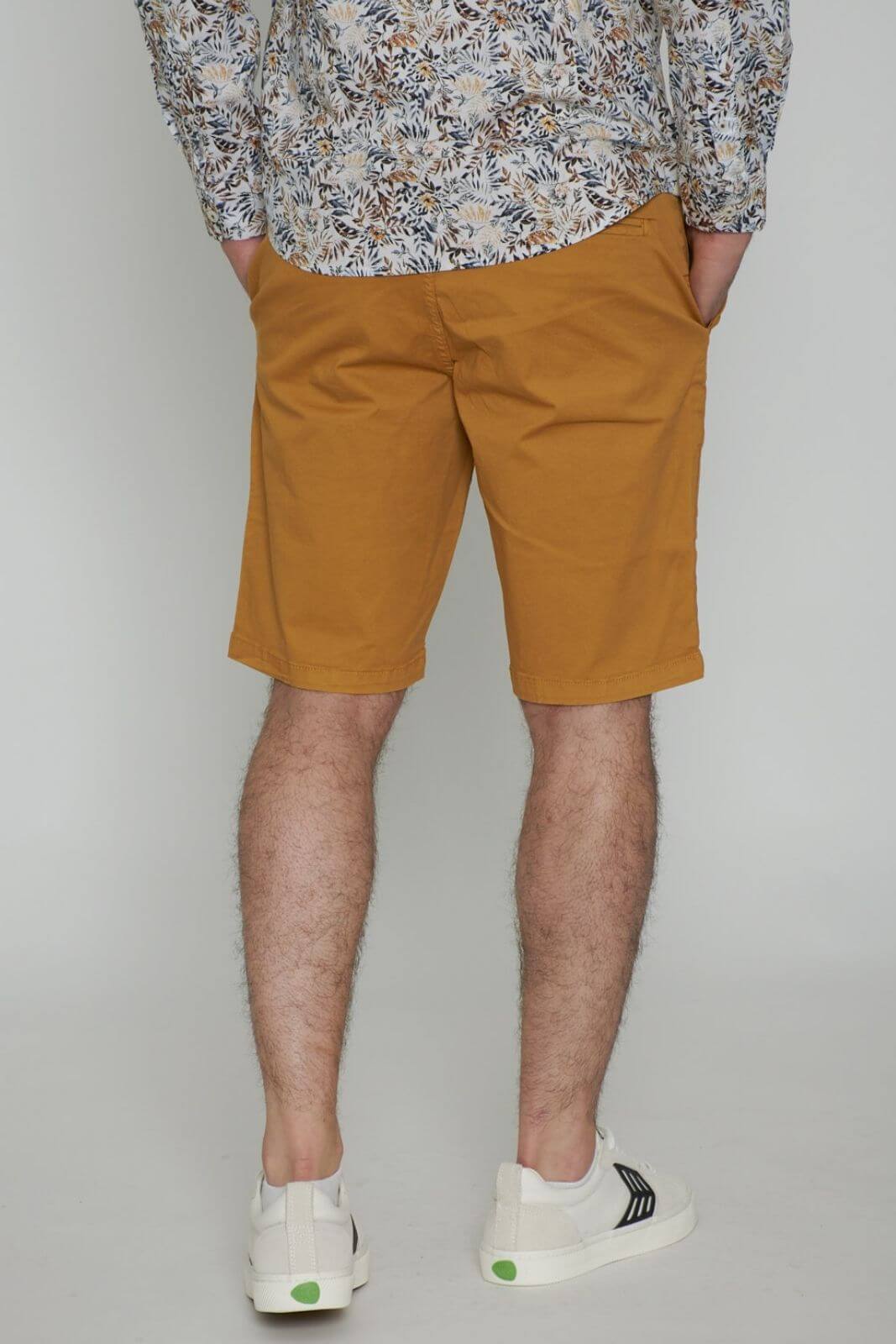 Impure Men's Twill Stretch Bermuda Shorts
