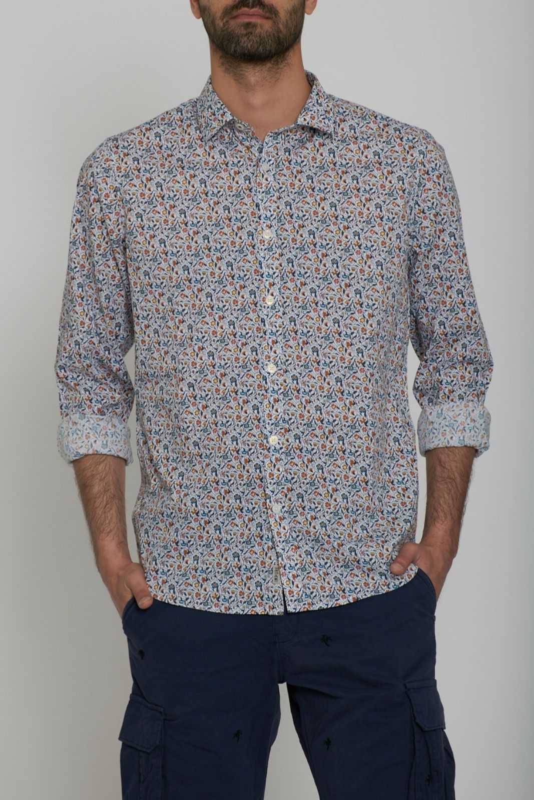 Impure Camicia Uomo ITALIAN COLLAR SLIM FIT