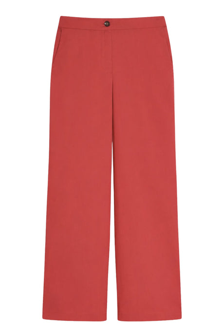 Pantaloni donna iblues wide leg color fragola