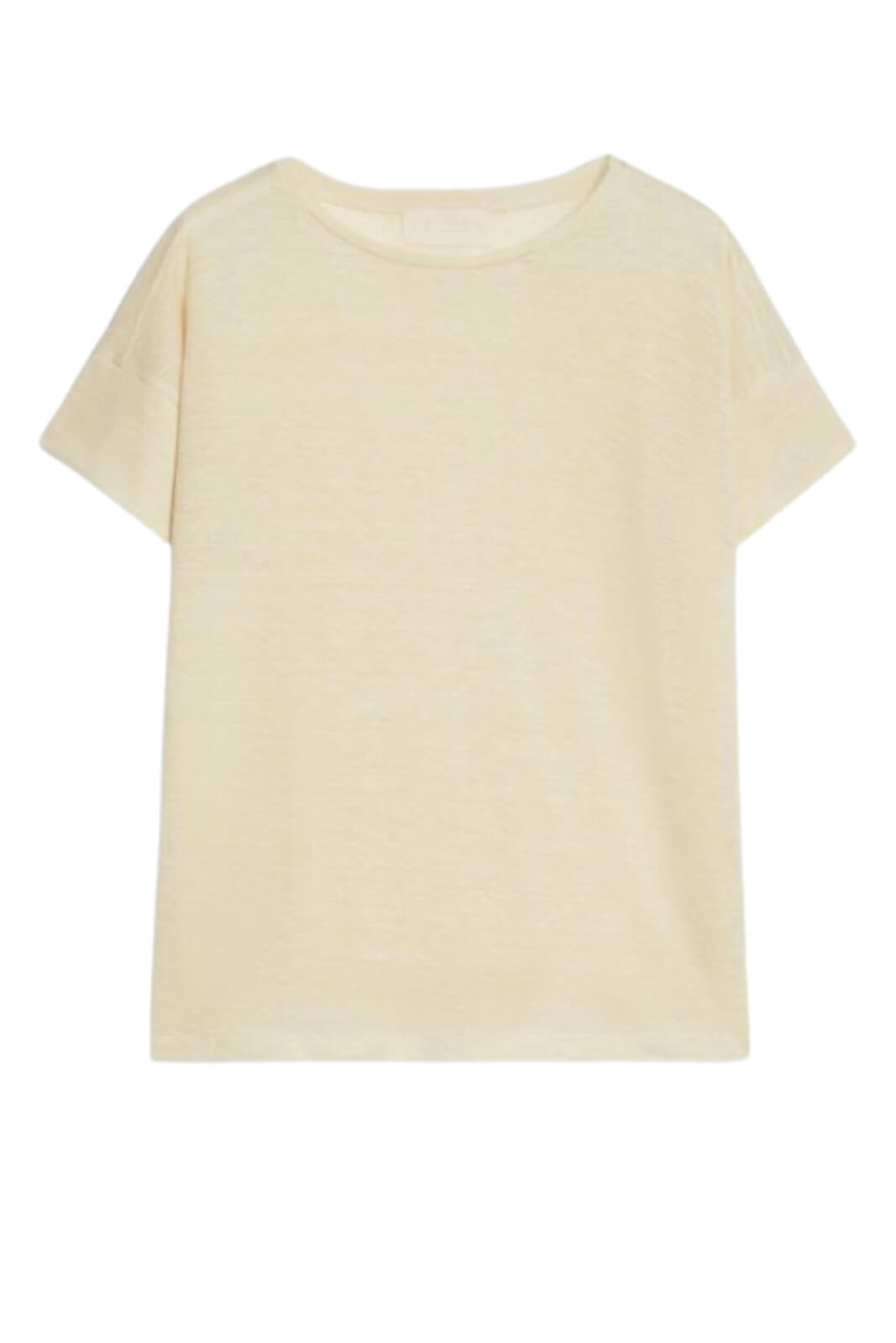 Iblues T-shirt Donna in lino spalla scesa